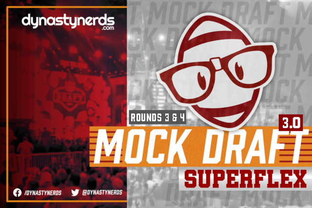 Dynasty Superflex Rookie Mock Draft #3: TE Premium