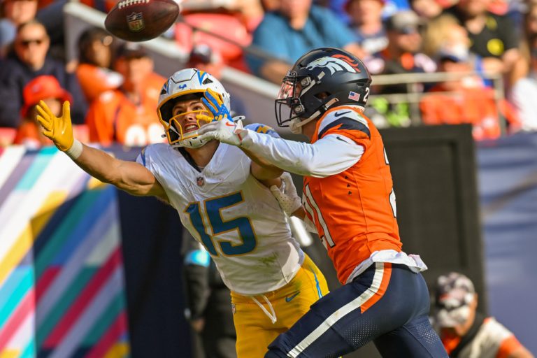 Ladd McConkey stretches for the Week 7 Fantasy Football Cheat Sheet | DFS Lineups, Start/Sit Calls & Prop Bets