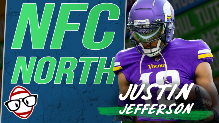 NFC North Dynasty Breakdown thumbnail featuring Justin Jefferson