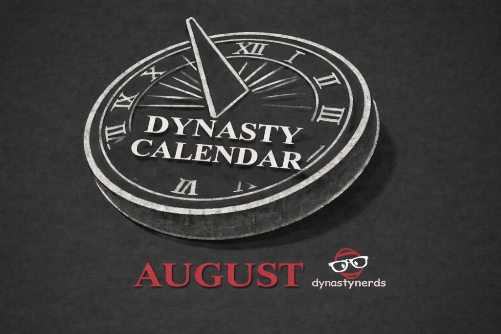Dynasty Calendar August