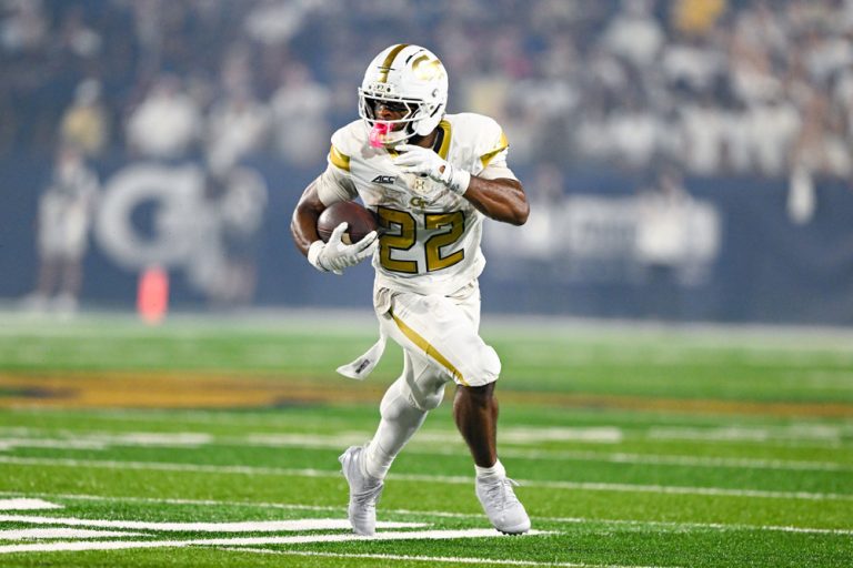 Justice Haynes RB Georgia Tech featured cover for 2027 Rookie Big Board with Top 25 NFL Prospects